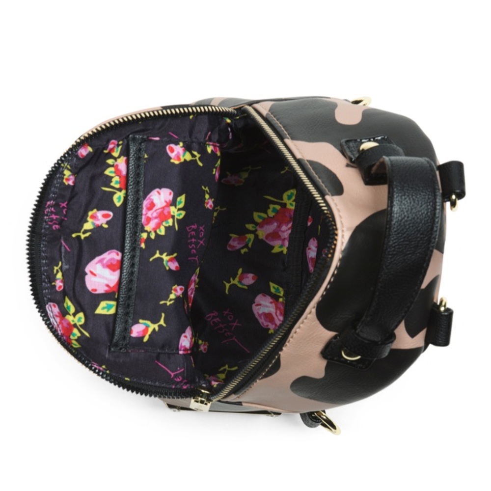 Betsey Johnson leopard mini backpack - Picture 2 of 7